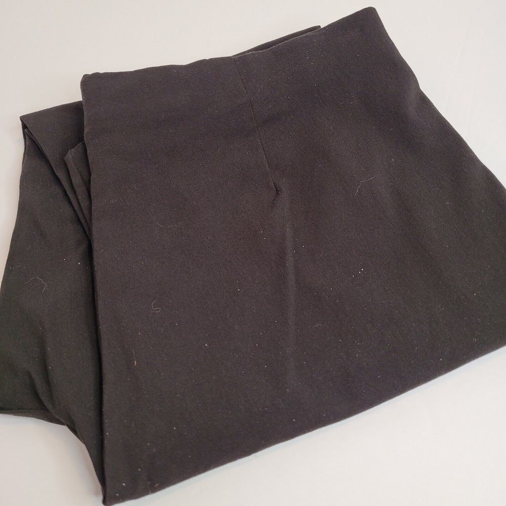 Michael Michael Kors Leggings Womens L Black Excellent Gold Logo Ponte Pants
